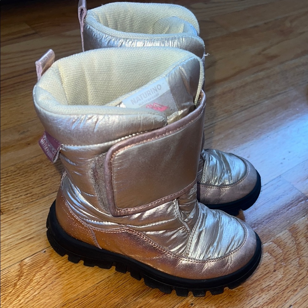 Naturino Rose Gold Snow Boots